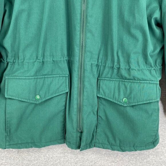 Nemesis Jacket Mens Large Green Chore Coat Union Made USA Arctic Fleece Lined - Picture 8 of 14